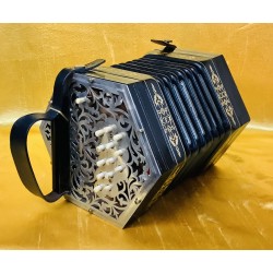 Jeffries Anglo Concertina G/C 26 button Metal Ends
