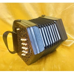 Lachenal Anglo Concertina G/C 30 button Wooden Ends