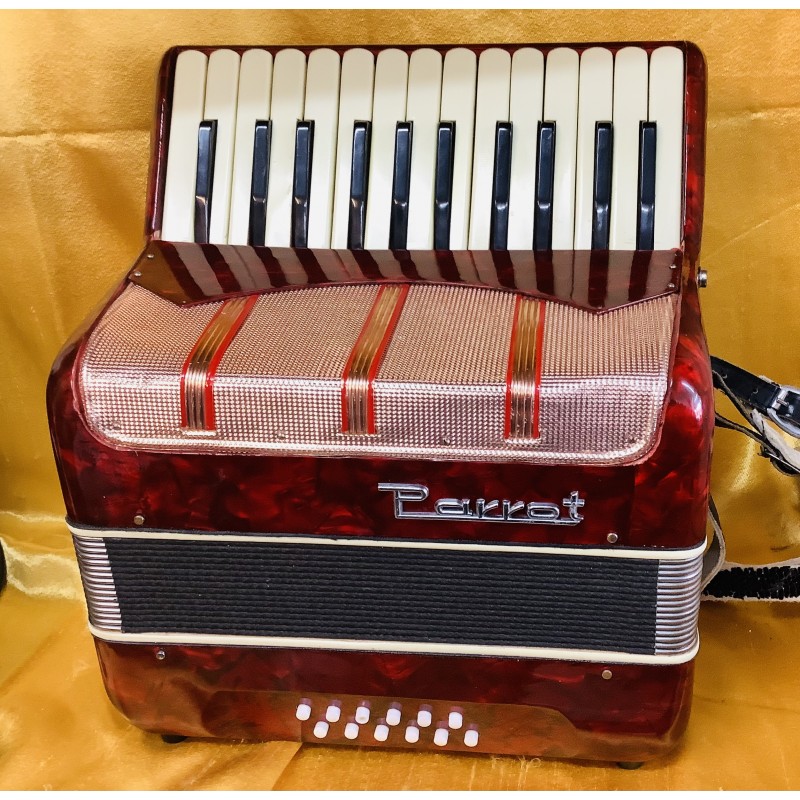 Parrot 25 key 12 bass Accordion used