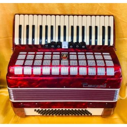 Parrot 37 Key 80 Bass 3 Voice Piano Accordion Used