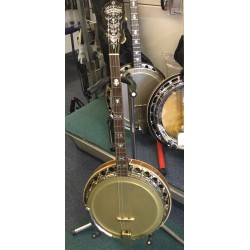 Parmount Style C vintage 19 Fret Irish Tenor Banjo Made in USA in case Used