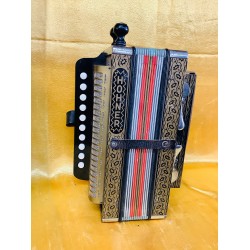 Hohner 112A 2 Stop Scottish/Cajun Melodeon key A Used