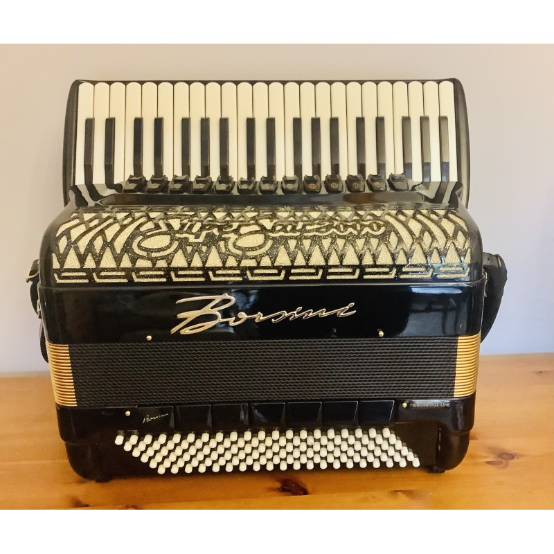 Borsini Superstar 2000 Midi Compact Cassotto 5 Voice 120 Bass Piano Accordion Used