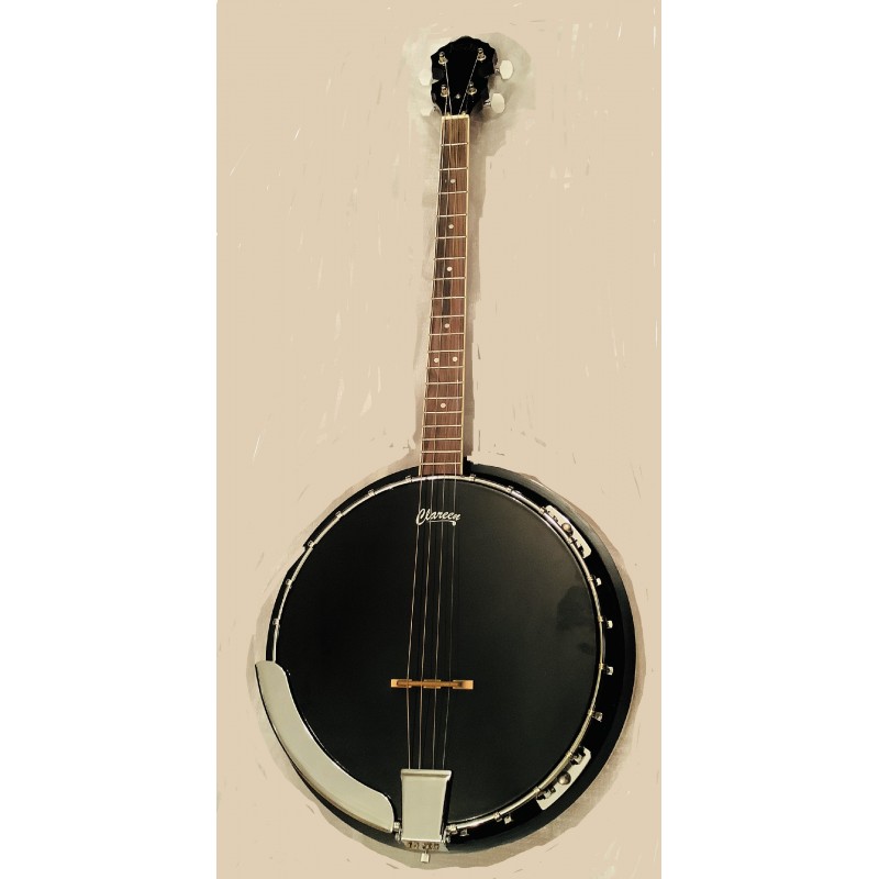 Koda 17 Fret Black Skin Tenor Banjo with bag Koda 17 Fret Black Skin Tenor Banjo with bag