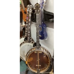 Vintage Restored 1925 Bacon & Day American Irish Tuned Tenor Banjo in Case Used
