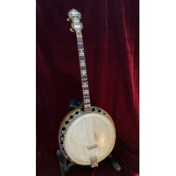 Paramount Leader Vintage 19 Fret Irish Tenor Banjo Made in USA in case Used